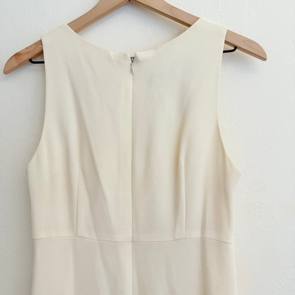 Nicole Miller Women's Cream Sleeveless Maxi Dress Size 12 - Picture 6 of 6